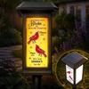 Personalisierte Garten Solarlampen – Gedenkgeschenke | In liebevoller Erinnerung – Für immer in Erinnerung