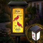 Personalisierte Garten Solarlampen – Gedenkgeschenke | In liebevoller Erinnerung – Für immer in Erinnerung