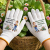 Personalisierte Gartenhandschuhe - Geschenk für Gärtnerin - Glücklich im Garten