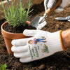 Personalisierte Gartenhandschuhe - Geschenk für Gärtnerin - Glücklich im Garten