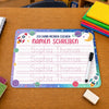 Personalisierte Acryl-Nachspurtafel – Geschenk für Kinder – Bereit für ein neues Abenteuer