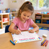 Personalisierte Acryl-Nachspurtafel – Geschenk für Kinder – Bereit für ein neues Abenteuer
