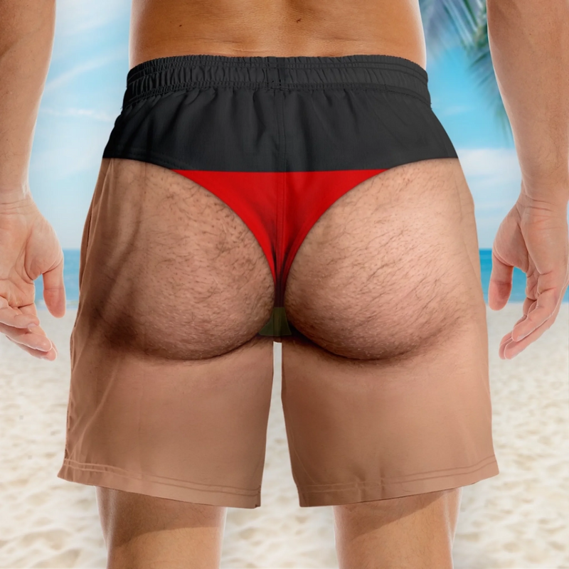 Personalisierte Herren-Badeshorts –  Lustige  Geschenke für Männer - Tropisch wie es heiß ist