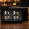 Personalisierte Whiskyglas – Geschenk für Bruder – Ein Hoch auf Brüder