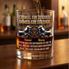 Personalisierte Whiskyglas – Geschenk für Bruder – Ein Hoch auf Brüder
