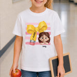 Personalisiertes Kinder-T-Shirt – Geschenk zur Einschulung – Abenteuer 1. Klasse