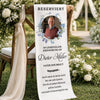 Personalisierte Stuhlbanner Hochzeit mit Foto - Gedenkgeschenke Bräute und Bräutigame - Heute im Herzen dabei