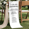 Personalisierte Stuhlbanner Hochzeit - Gedenkgeschenke Bräute und Bräutigame - Für immer verbunden