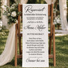 Personalisierte Stuhlbanner Hochzeit - Gedenkgeschenke Bräute und Bräutigame - Im Herzen vereint