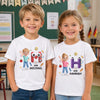 Personalisiertes Kinder-T-Shirt – Geschenk zur Einschulung – Achtung: Zukünftiges Genie