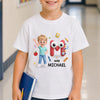 Personalisiertes Kinder-T-Shirt – Geschenk zur Einschulung – Achtung: Zukünftiges Genie