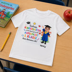 Personalisiertes Kinder-T-Shirt – Geschenk zur Einschulung – Bereit für große Träume