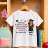 Personalisiertes Kinder-T-Shirt – Geschenk zur Einschulung – Bereit für große Träume