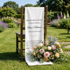 Personalisierte Stuhlbanner Hochzeit - Gedenkgeschenke Bräute und Bräutigame - Heute im Herzen dabei
