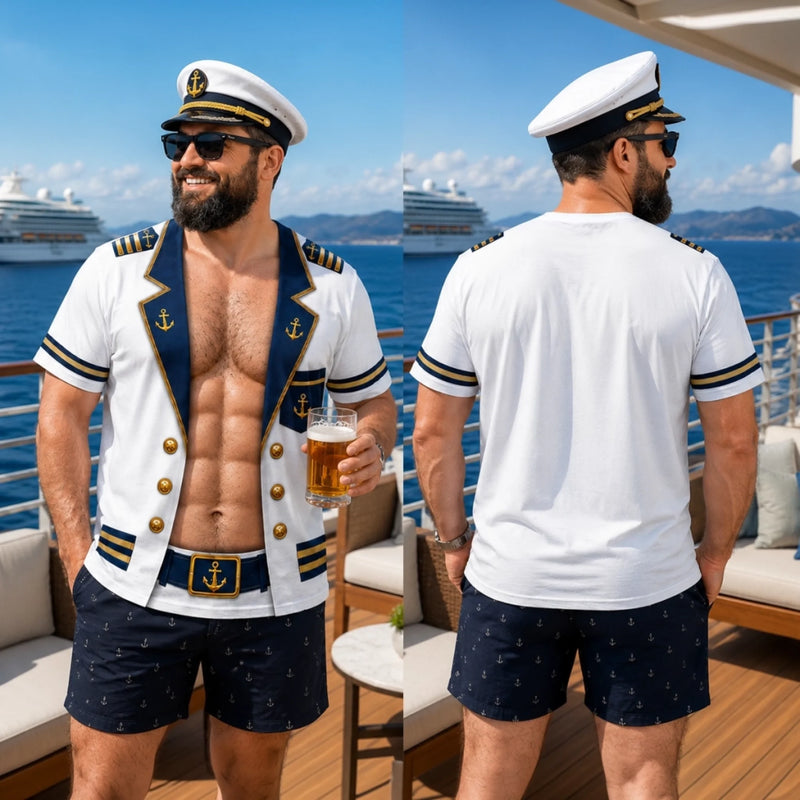 Personalisiertes Allover bedrucktes T-Shirt - Geschenke für Männer - Sommer steht mir