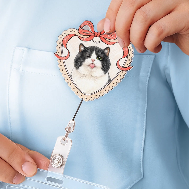 Personalisierte Ausweisjojo aus Acryl mit Foto - Geschenk für Haustierbesitzer - Liebe Freunde