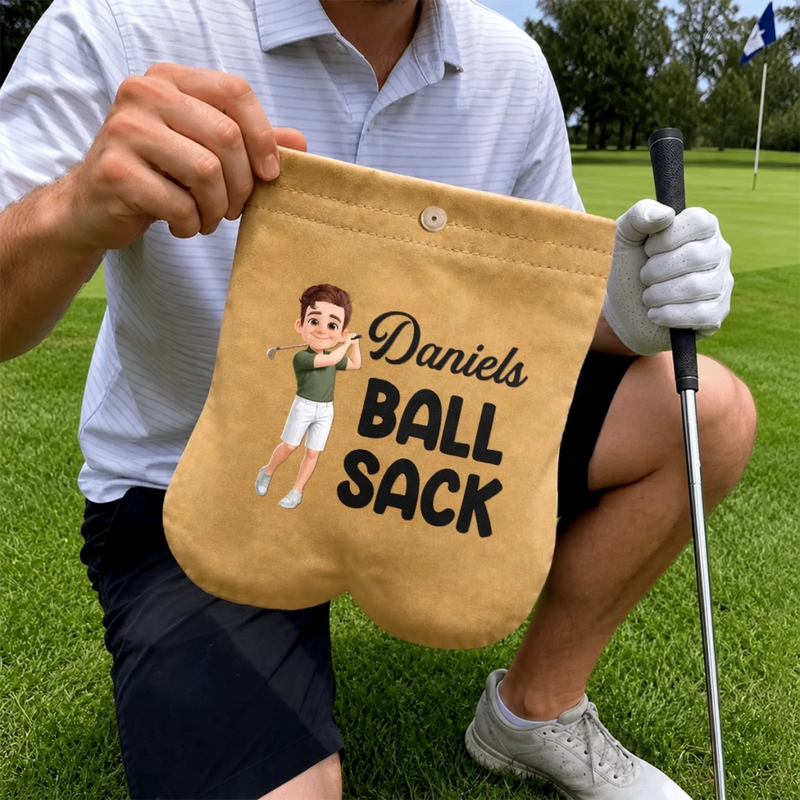 Personalisierte Golfballtasche - Geschenk Für Golfer, Sportbegeisterte - Ein Leben voller Golf