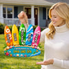 Personalisiertes Holzschild – Sommergeschenk für Oma, Opa, Familie – Sonne, Schwimmen, Wiederholen