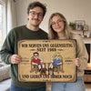 Personalisiertes Metallschild – Geschenk für Paar, Tierliebhaber – Wir Haben Alles