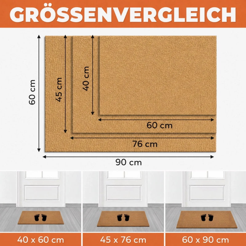 Personalisierte Fußmatte – Geschenk für Paar, Dich Selbst – Unser Wohlfühlort