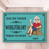 Personalisierte Fußmatte – Geschenk für Paar, Dich Selbst – Unser Wohlfühlort