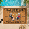 Personalisierte Fußmatte – Geschenk für Paar, Dich Selbst – Unser Wohlfühlort