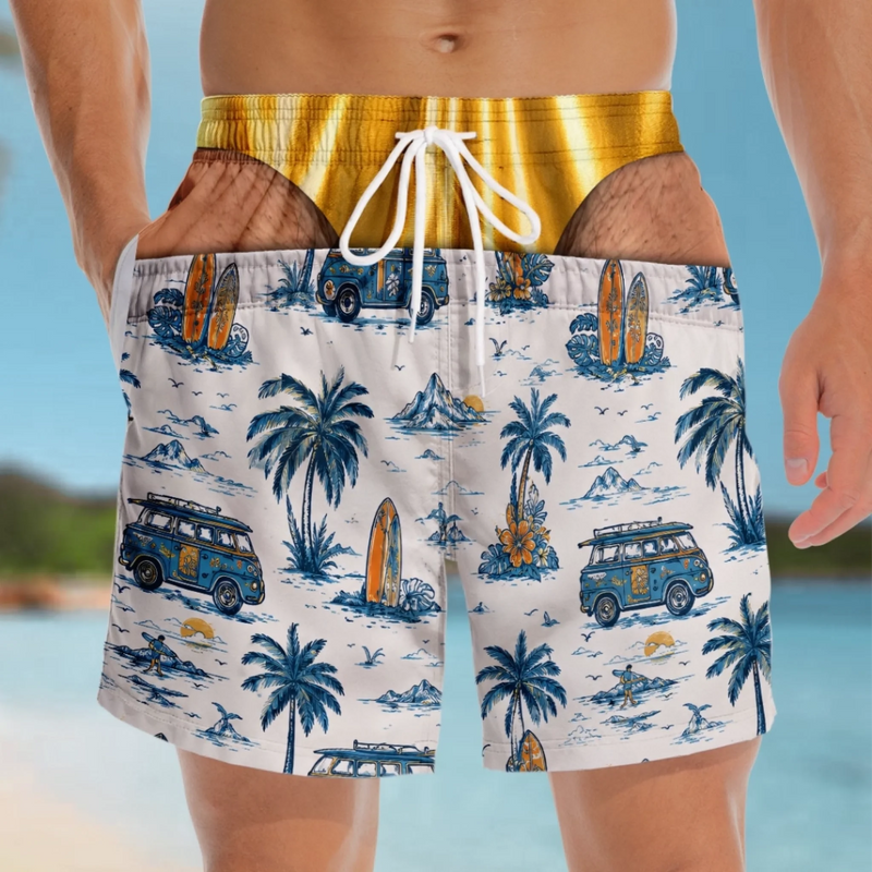 Personalisierte Herren-Badeshorts – Lustige Geschenke für Männer – Überraschung am Strand