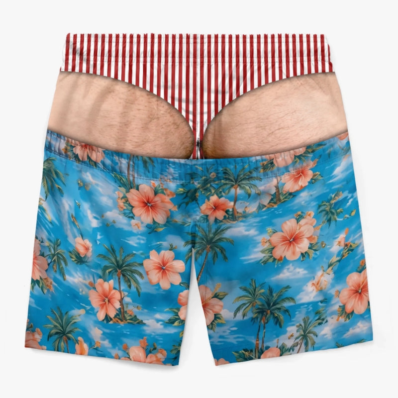 Personalisierte Herren-Badeshorts – Lustige Geschenke für Männer – Überraschung am Strand