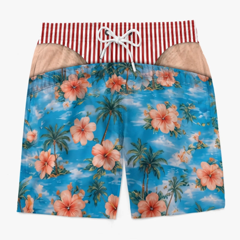 Personalisierte Herren-Badeshorts – Lustige Geschenke für Männer – Überraschung am Strand
