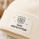 Personalisiertes Babymütze & Fäustlinge Set – Geschenk für frischgebackene Eltern – Willkommen auf der Welt