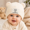 Personalisiertes Babymütze & Fäustlinge Set – Geschenk für frischgebackene Eltern – Willkommen auf der Welt