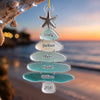 Personalisiertes Acrylornament - Weihnachtsgeschenk für Familie – Unsere Geschichte am Meer