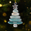 Personalisiertes Acrylornament - Weihnachtsgeschenk für Familie – Unsere Geschichte am Meer