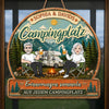 Personalisiertes Holzschild – Geschenk für Campingpaare – Camping voller Erinnerungen