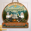 Personalisiertes Holzschild – Geschenk für Campingpaare – Camping voller Erinnerungen