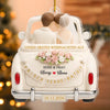 Personalisiertes Acrylornament - Weihnachtsgeschenk für Brautpaare – Frohe Weihnachten, Liebling