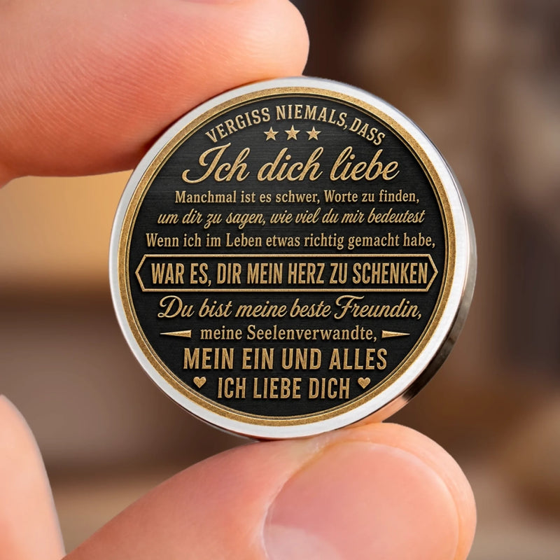 Personalisierter Taschenknuddler – Geschenk Für Paar, Ehefrau – Seelenverwandte seit Ewigkeiten