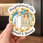 Personalisierter Acrylmagnet mit Foto – Geschenk für Paar – Kreuzfahrtpartner fürs Leben