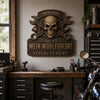 Personalisiertes Holzschild für Papa – Geschenk für Mechaniker, Schrauber & Männer – Das ist mein Wohlfühlort