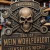 Personalisiertes Holzschild für Papa – Geschenk für Mechaniker, Schrauber & Männer – Das ist mein Wohlfühlort