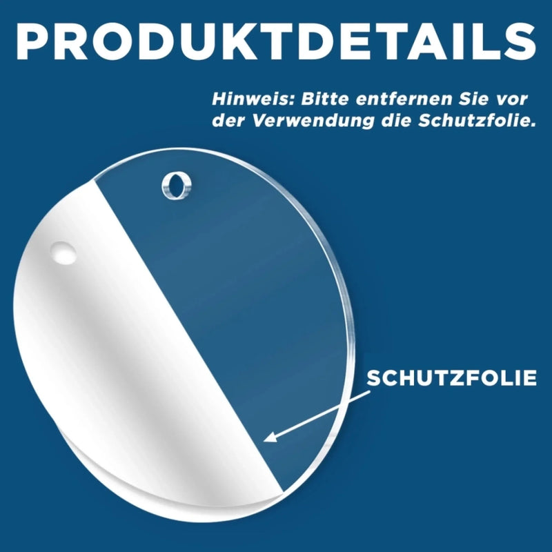 Personalisiertes Acrylornament – Weihnachtsgeschenk für Paare – Immer an deiner Seite