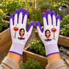 Personalisierte rutschfeste Gartenhandschuhe – Geschenk für Gärtnerin & Pflanzenliebhaber – Das Glück wächst im Garten