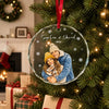 Personalisierte Glasornamente – Weihnachtsgeschenk für Paar – Wir wählen dich immer