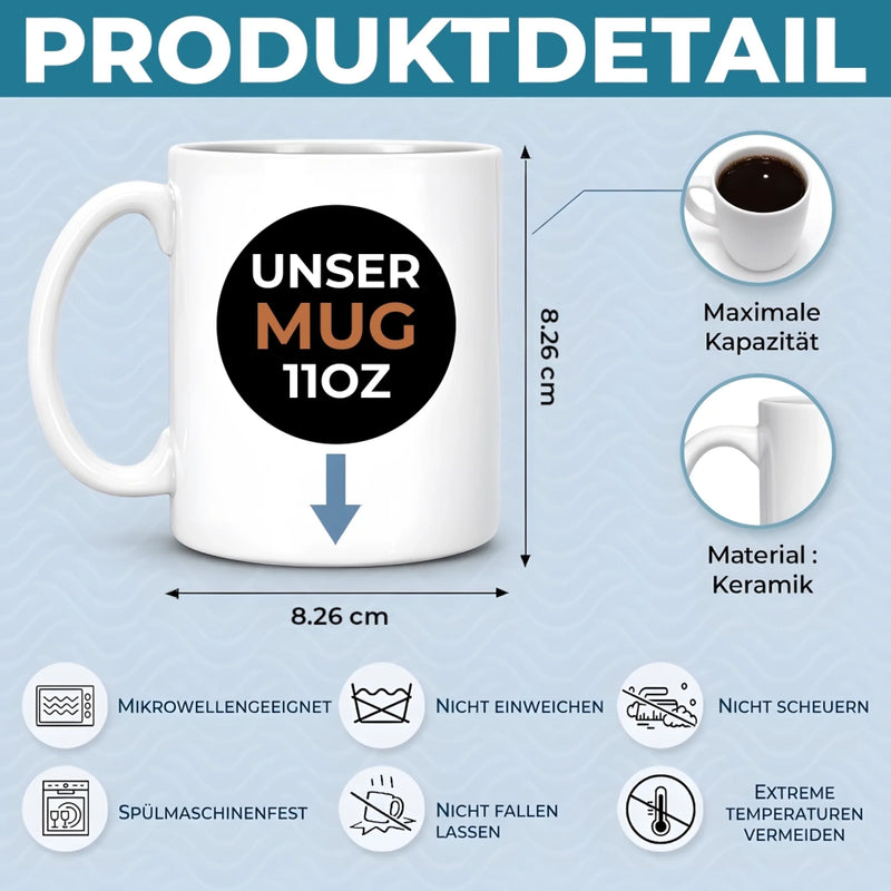 Personalisierte Tasse – Geschenk für Paar – Für Immer Zusammen