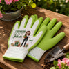 Personalisierte rutschfeste Gartenhandschuhe – Geschenk für Gärtnerin & Pflanzenliebhaber – Finde Frieden im Garten