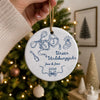 Personalisiertes Keramikornament – Weihnachtsgeschenk für Paar – Erstes gemeinsames Weihnachten