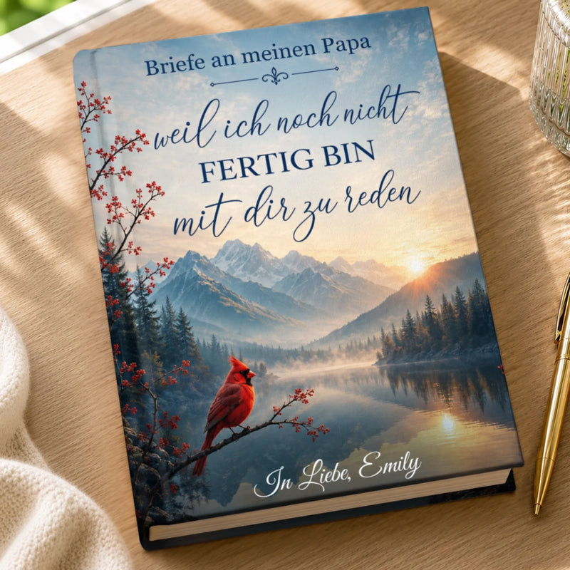 Personalisiertes Hardcover Notizbuch – Gedenkgeschenke | In liebevoller Erinnerung – Danke für alles
