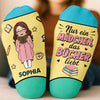 Personalisierte Socken – Geschenk für Buchliebhaber – Einfach Ich selbst