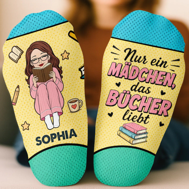 Personalisierte Socken – Geschenk für Buchliebhaber – Einfach Ich selbst