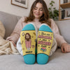 Personalisierte Socken – Geschenk für Buchliebhaber – Einfach Ich selbst